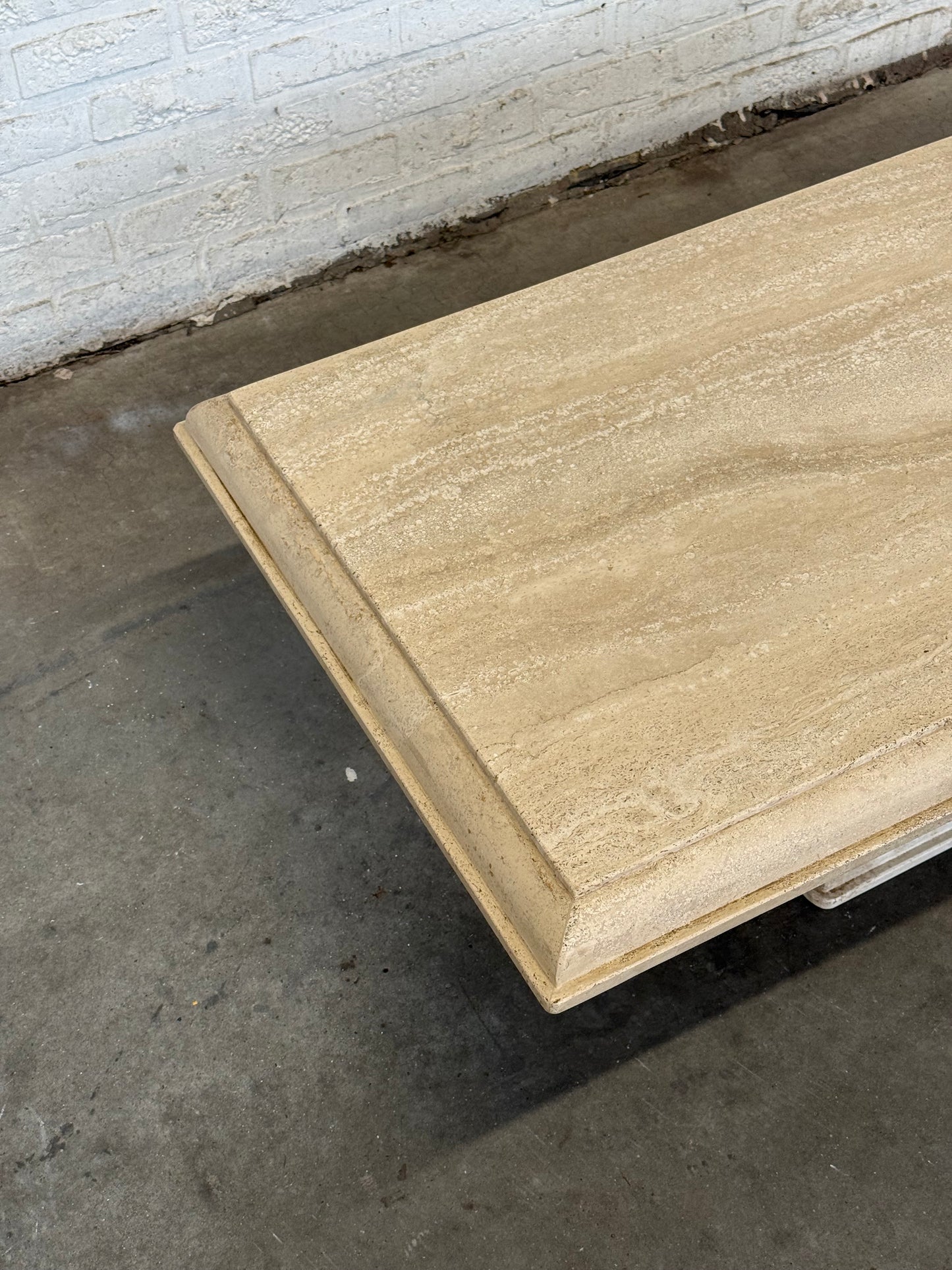 Travertine Stone Coffee Table