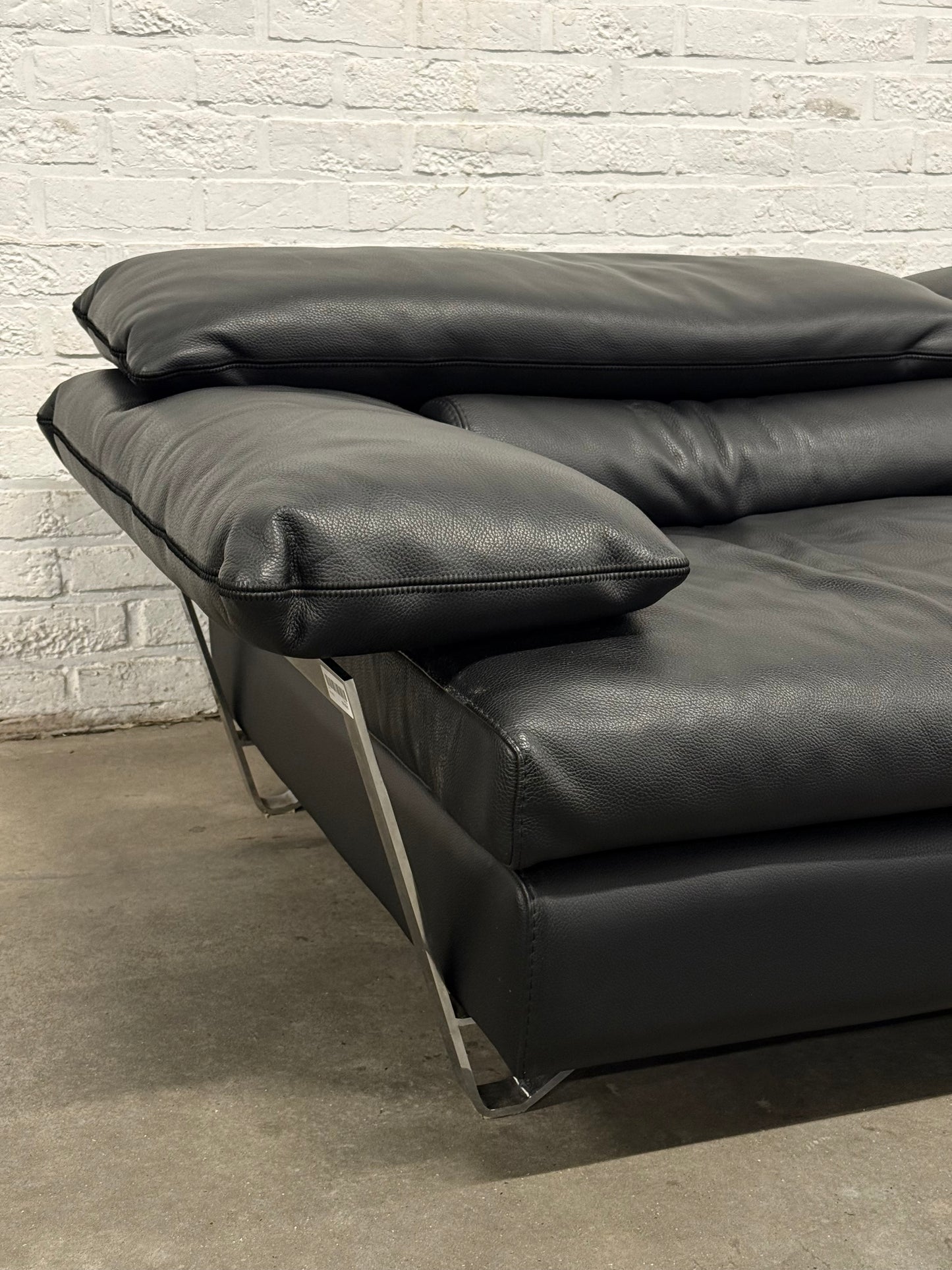 Roche Bobois Leather Sofa Contemporary Design Statement Piece