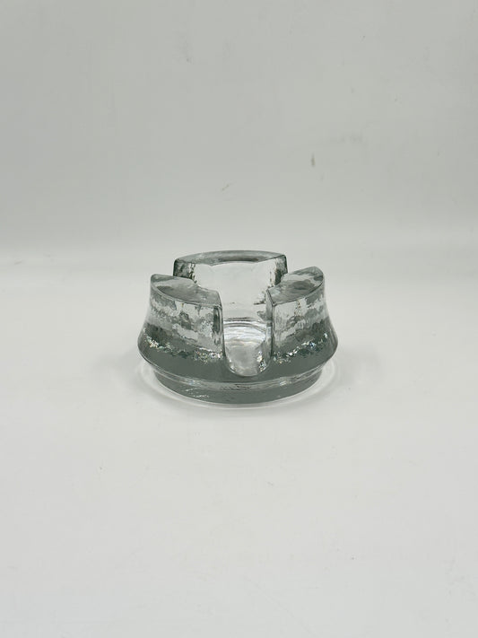 Pinwheel Glass Ashtray