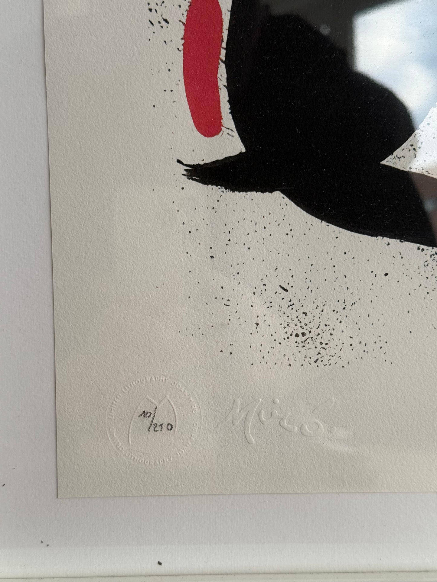 Joan Miró Limited Edition Lithograph (10/250)
