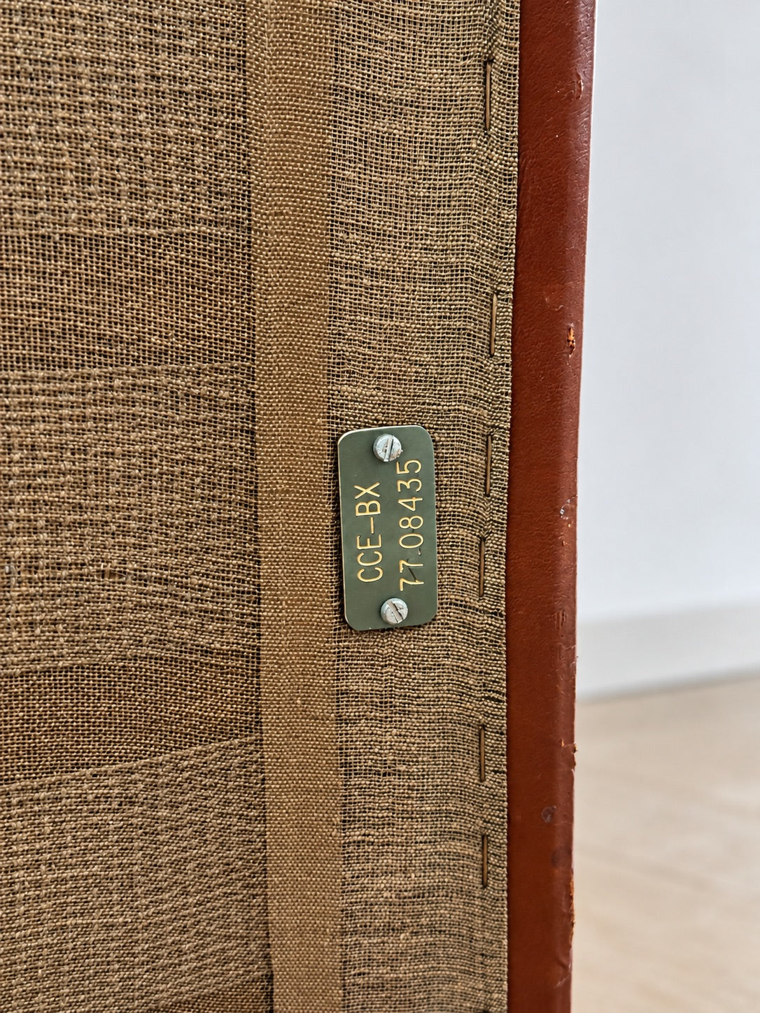 Vintage Design Lounge Chair, Brown Leather & Brushed Steel