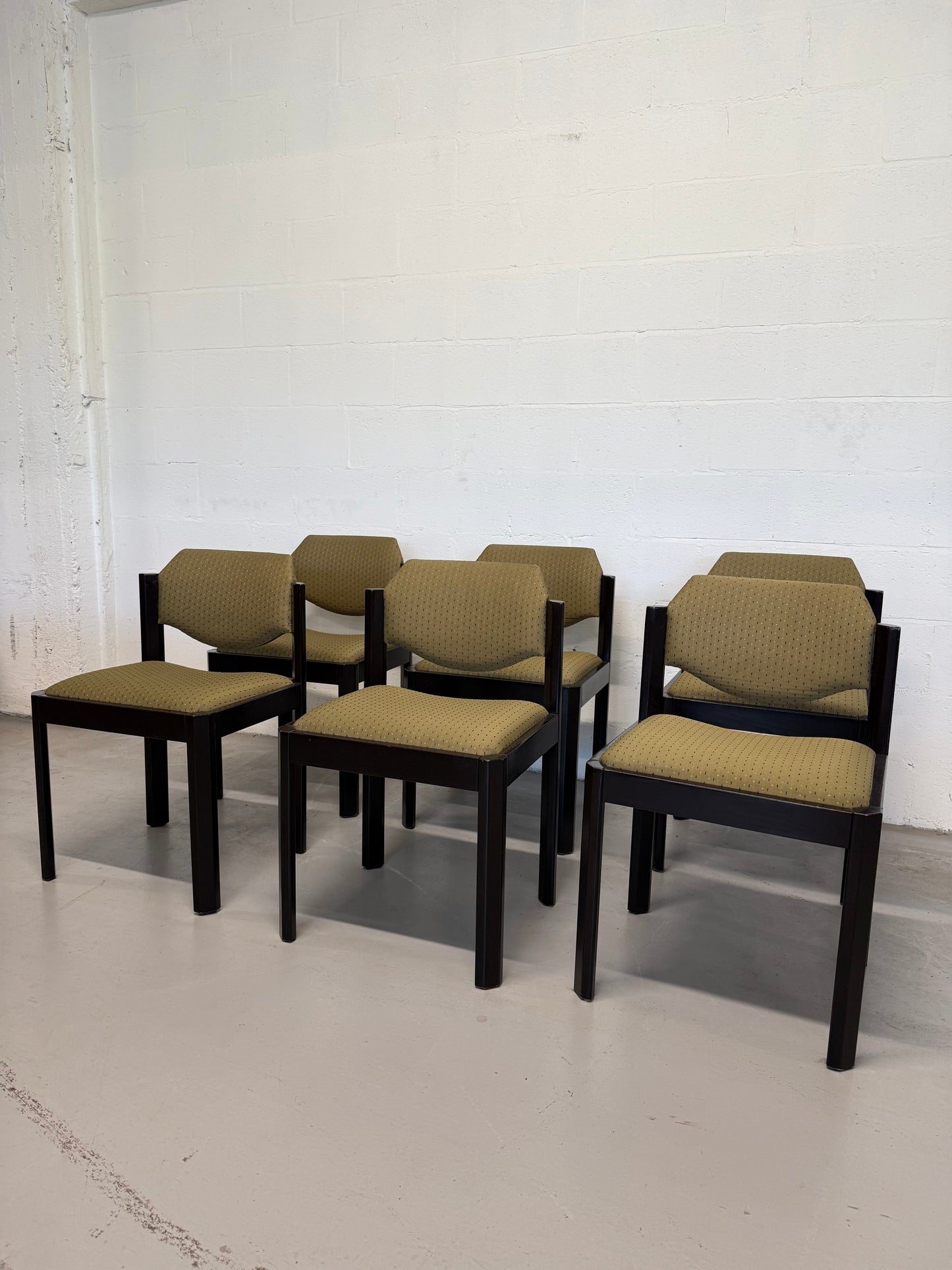 Set of 6 Vintage Italian Dining Chairs