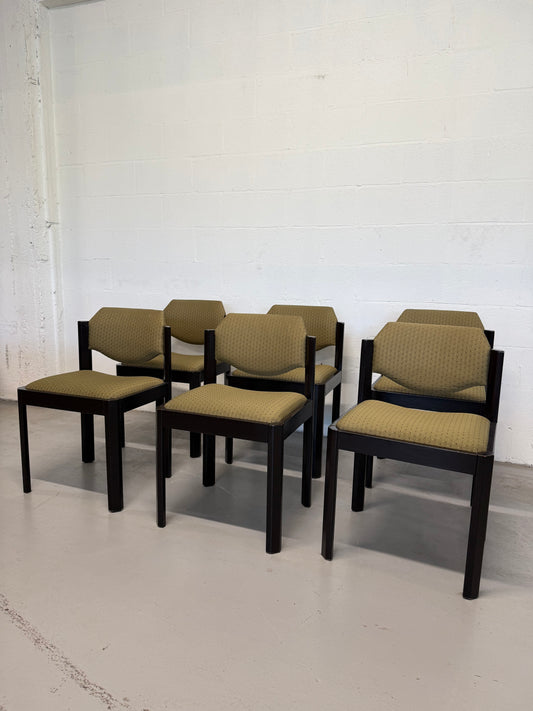 Set of 6 Vintage Italian Dining Chairs