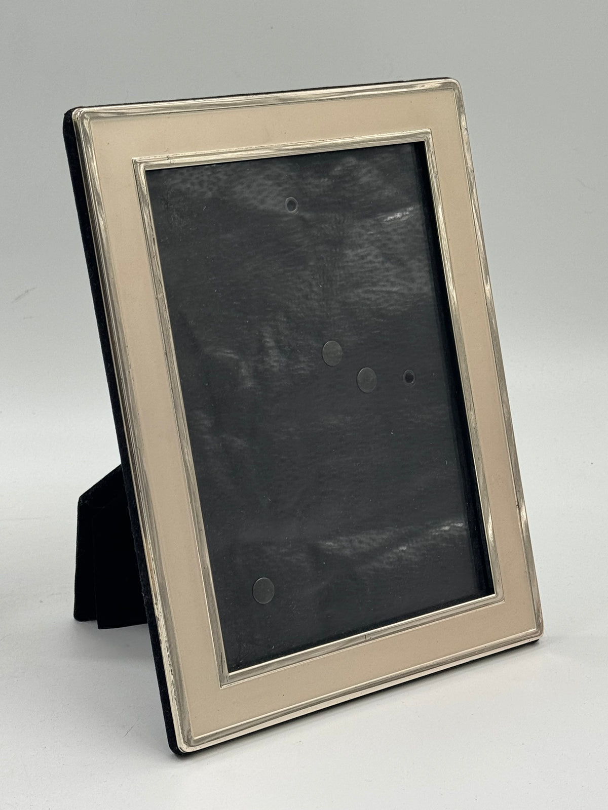 Pair of Silver-Tone Metal Photo Frames