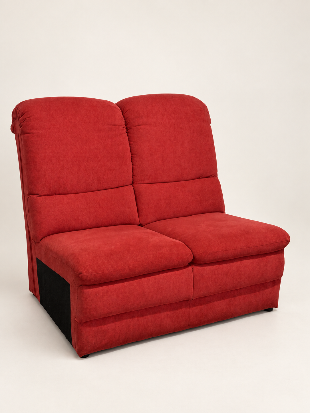 Red Two-Seater Sofa Module