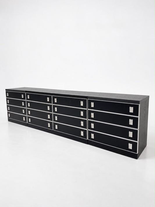 Black Ash Modular Enfilade, 1970s