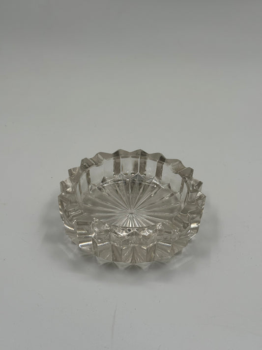 Val St. Lambert Crystal Ashtray