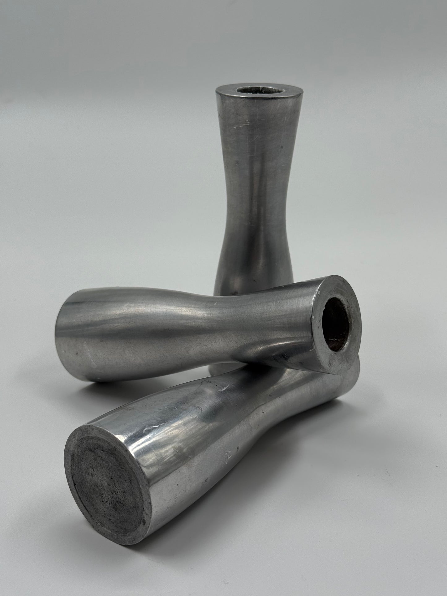 Candle Holders Set of Three Sculptural Silhouettes