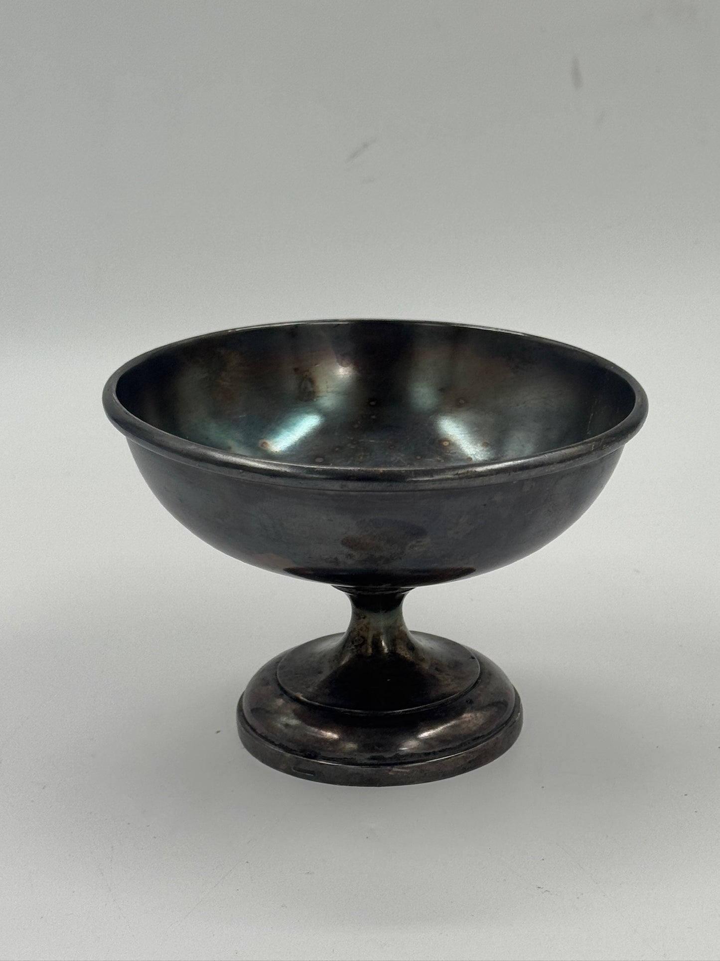Vintage Silver-Plated Pedestal Bowl