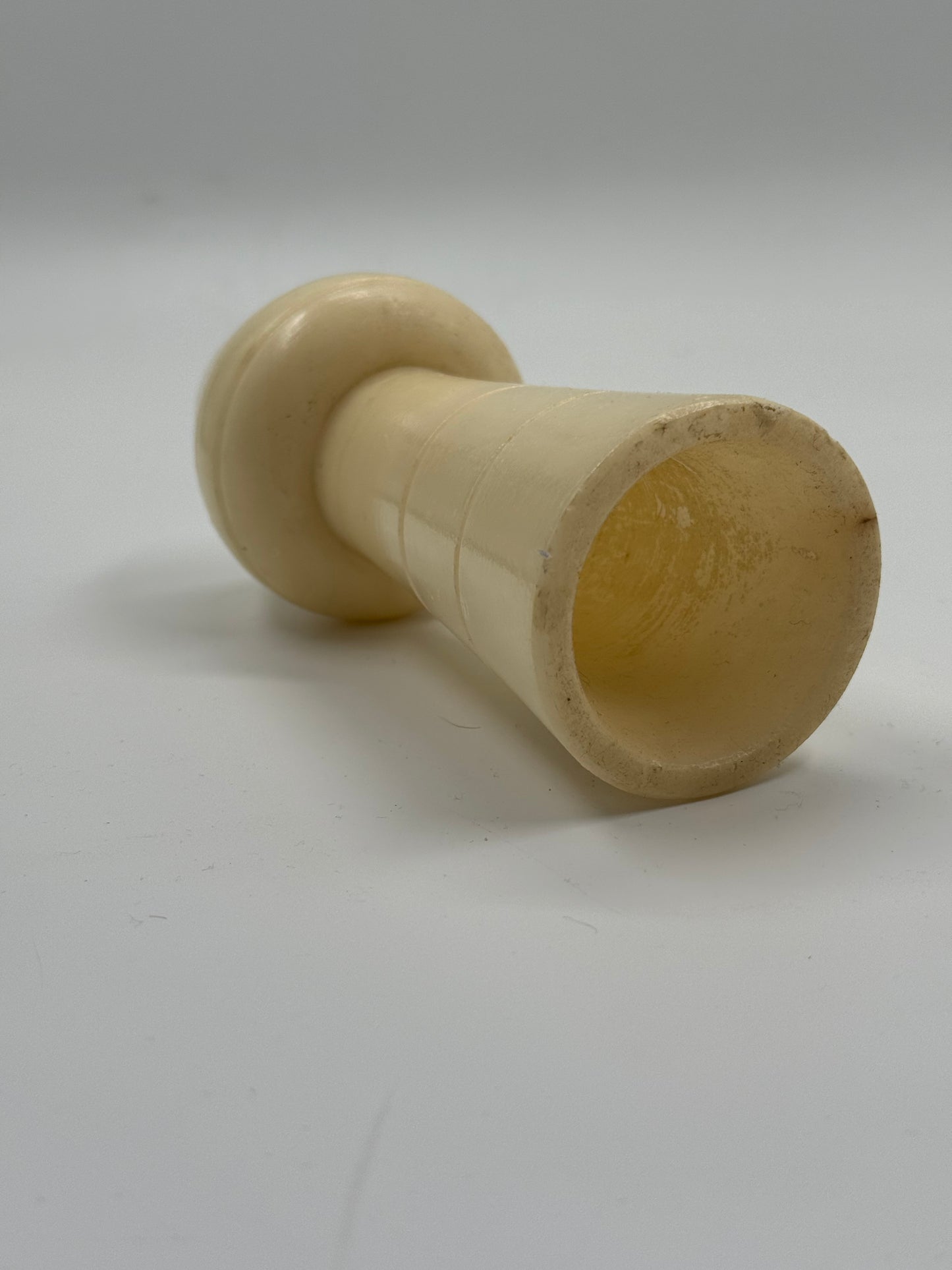 Small Cream Ceramic Vase Minimalist Modern Design