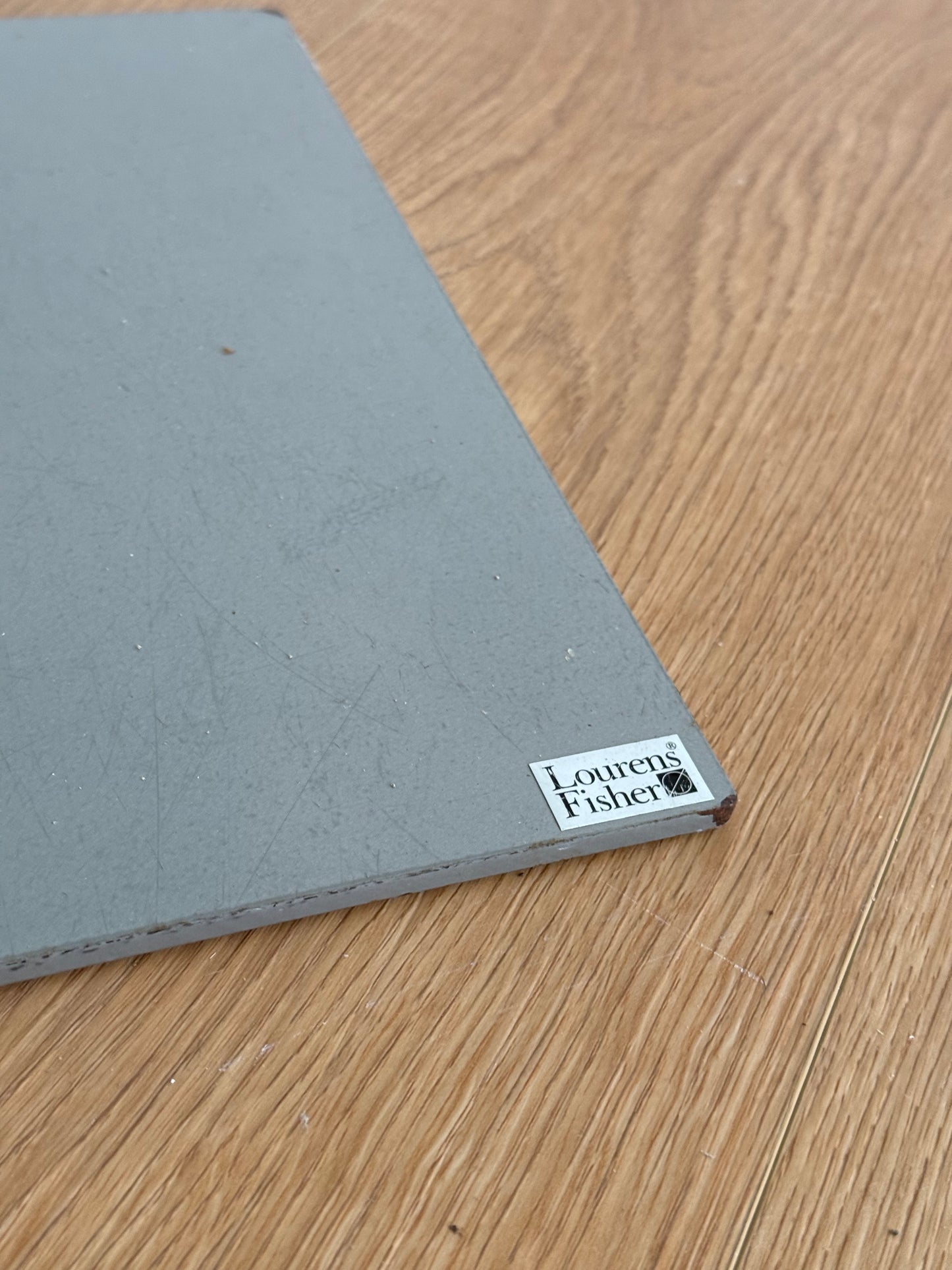 Vintage Side Table by Lourens Fisher Glass & Steel, 1980s