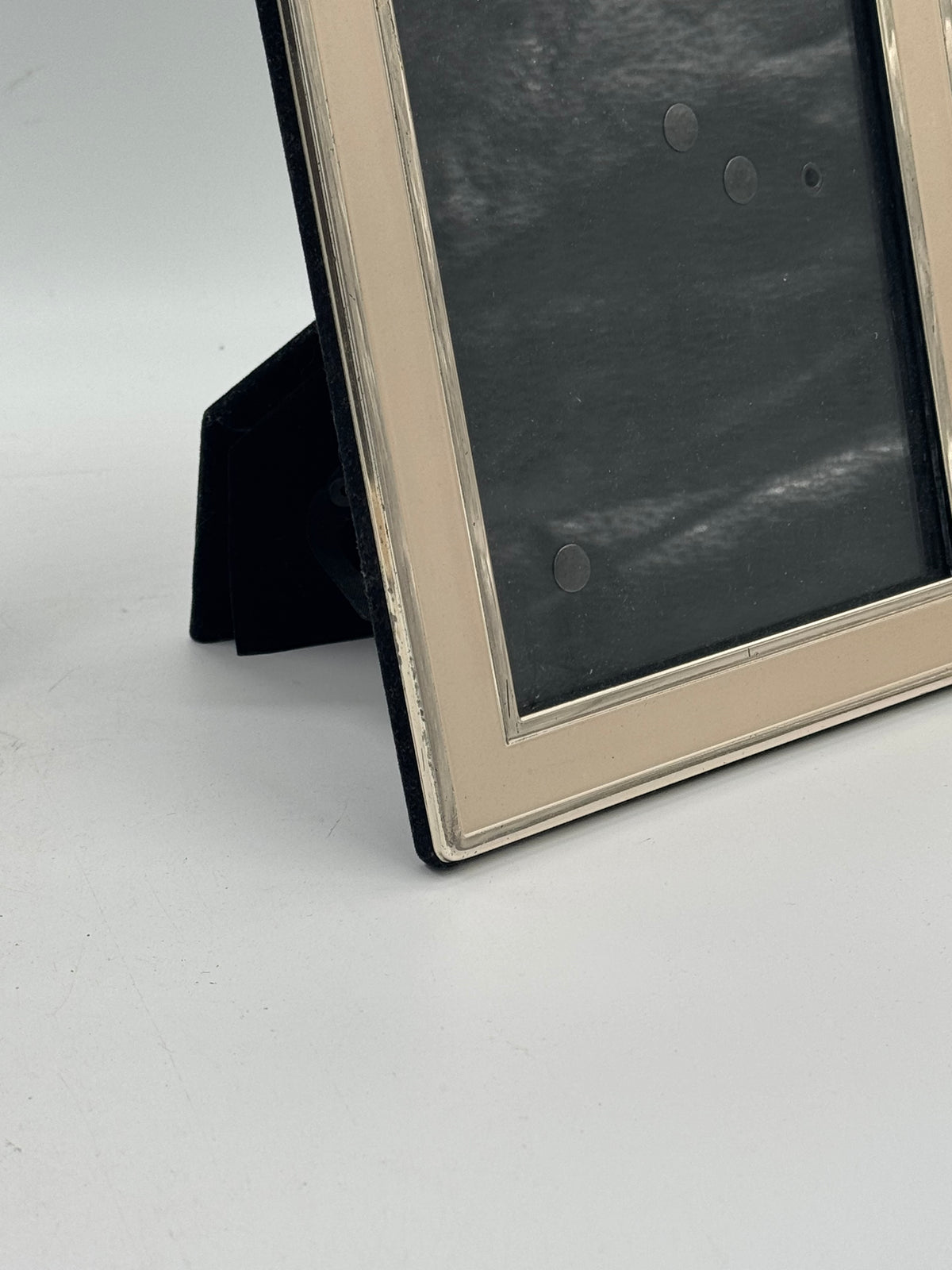 Pair of Silver-Tone Metal Photo Frames