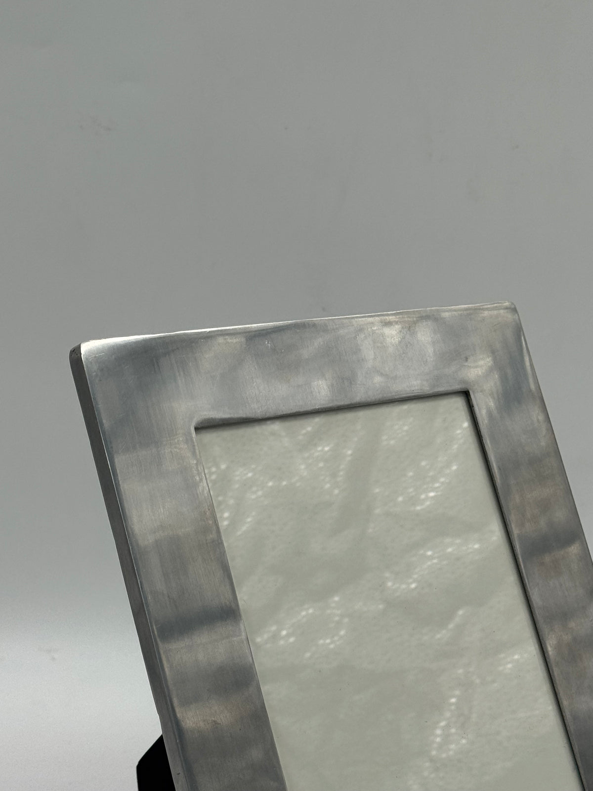 Pewter-Finish Cast Metal Photo Frame