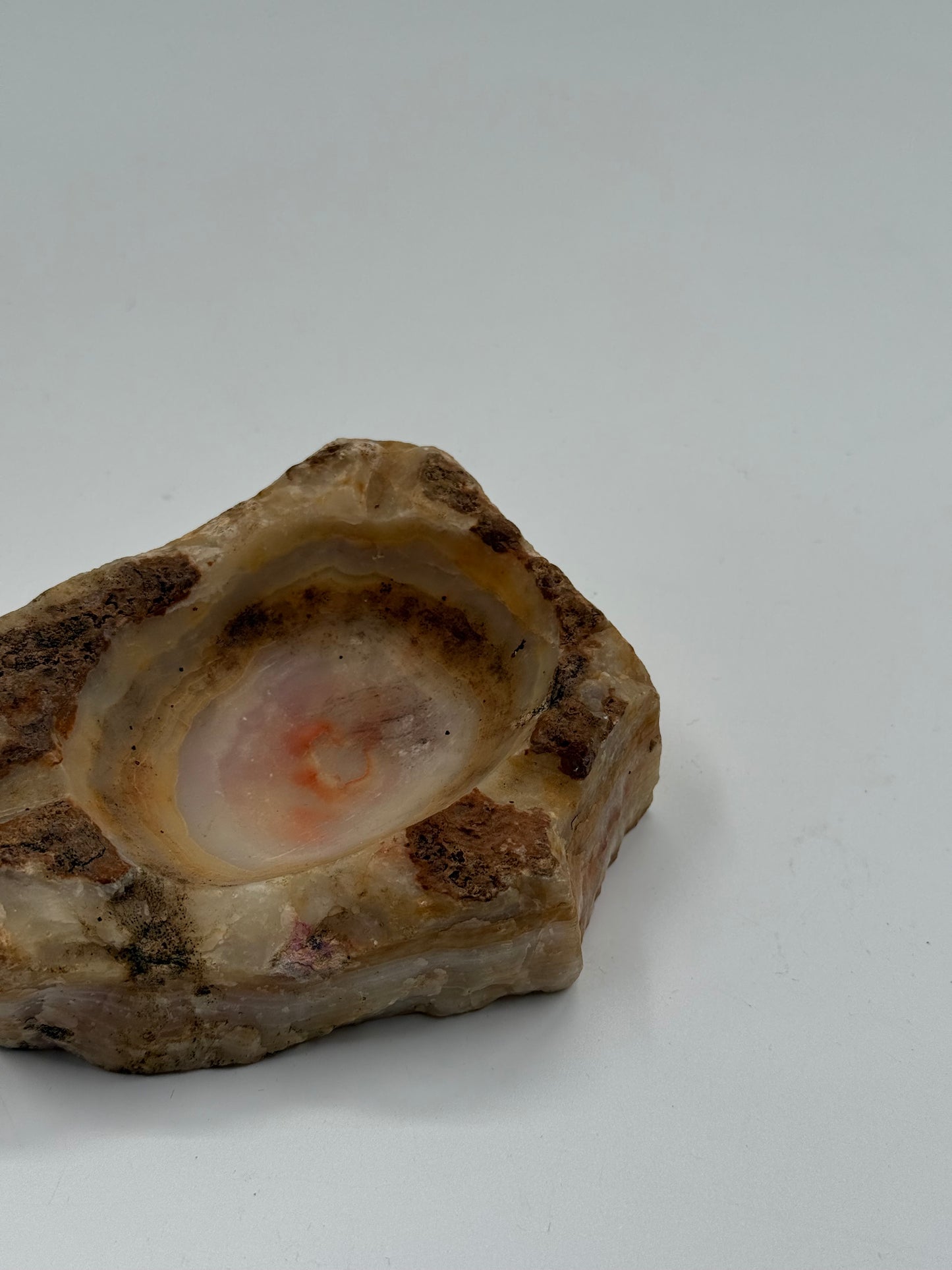 Vintage natural onyx ashtray