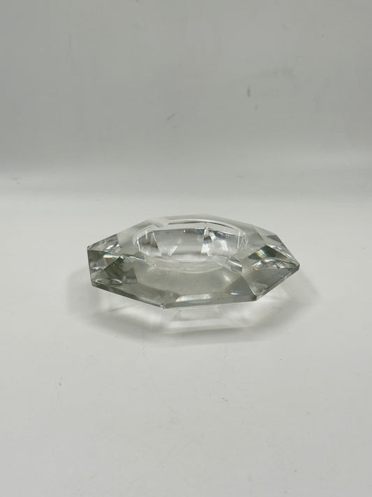 Elongated Crystal Ashtray