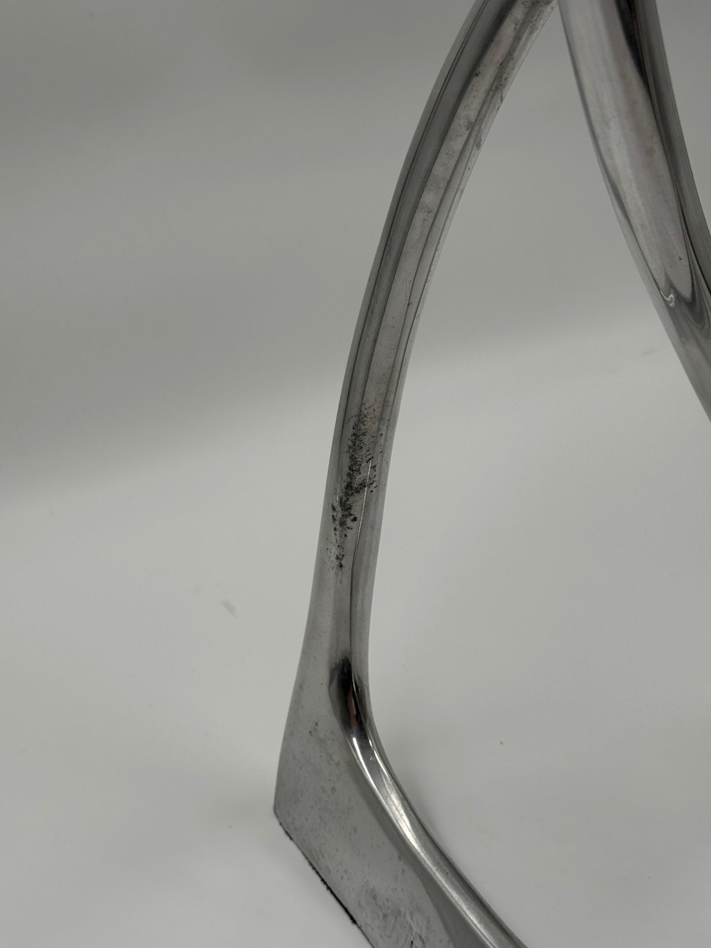 Polished Chrome Ribbon Sculpture