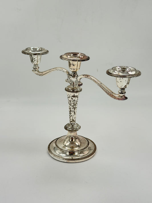 Silver-Plated Candelabra
