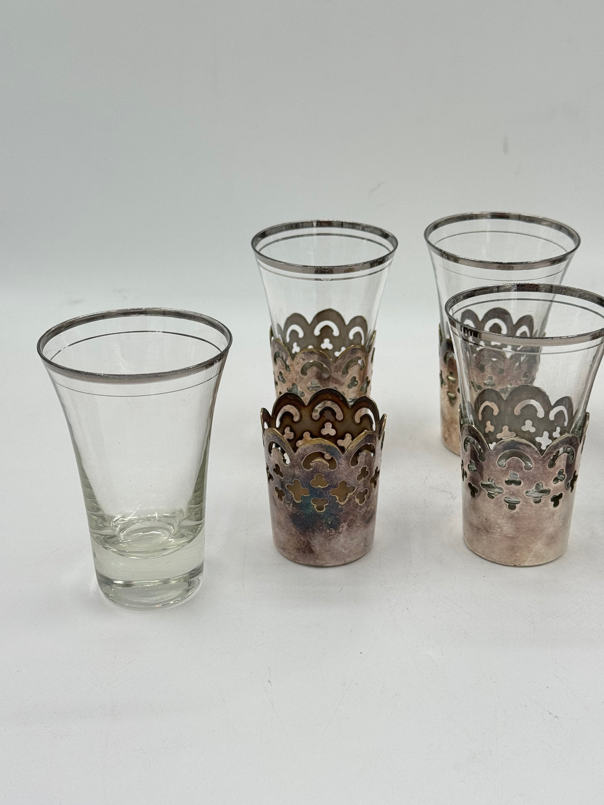 Filigree Glass Tumblers, Set of 6