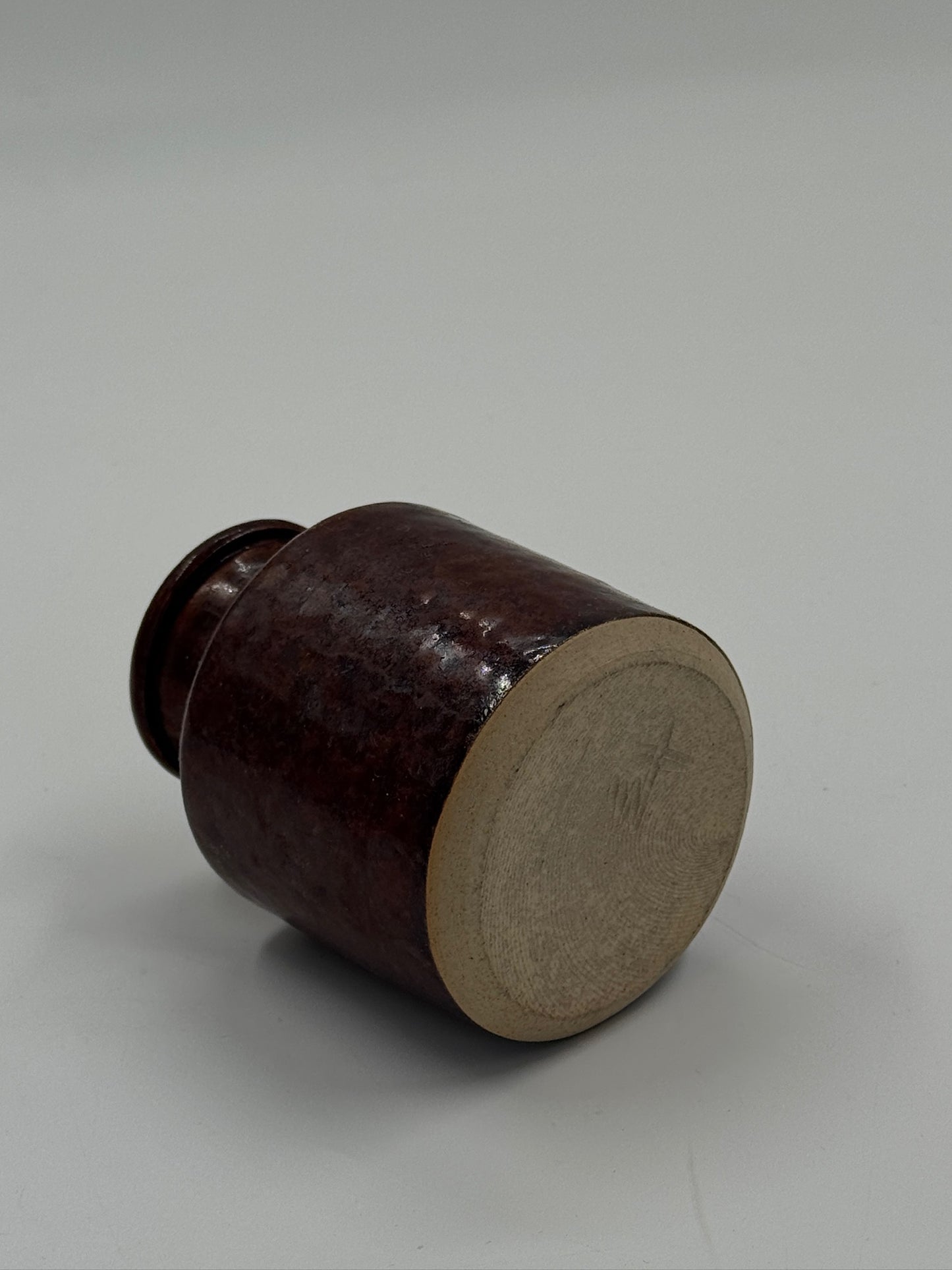 Vintage Stoneware Bottle Vase