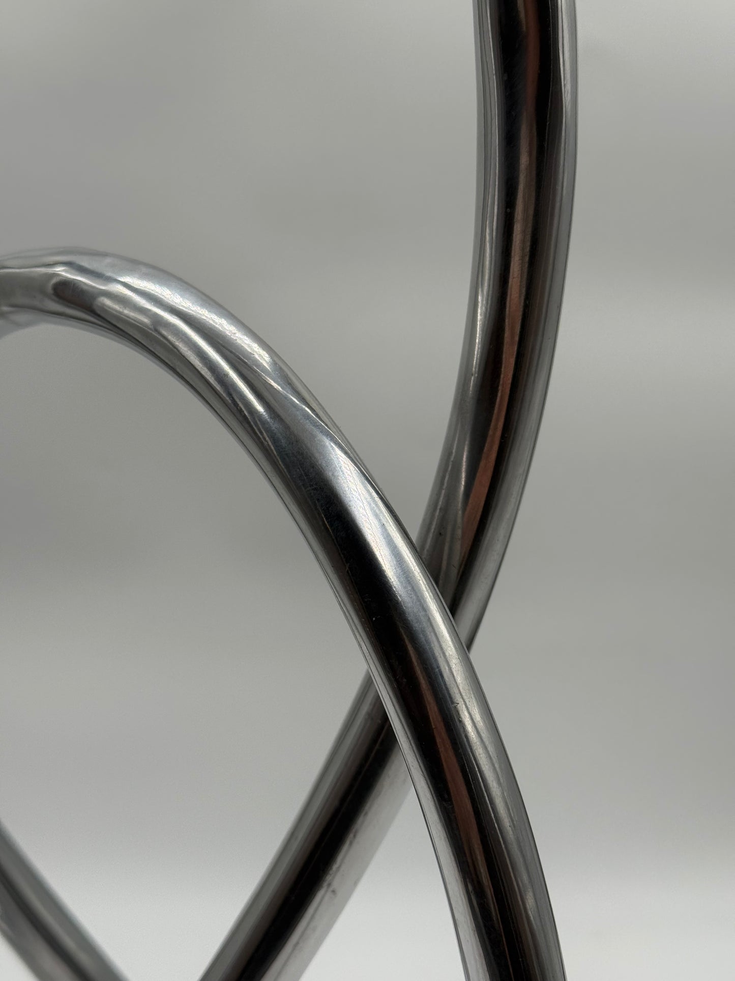 Polished Chrome Ribbon Sculpture