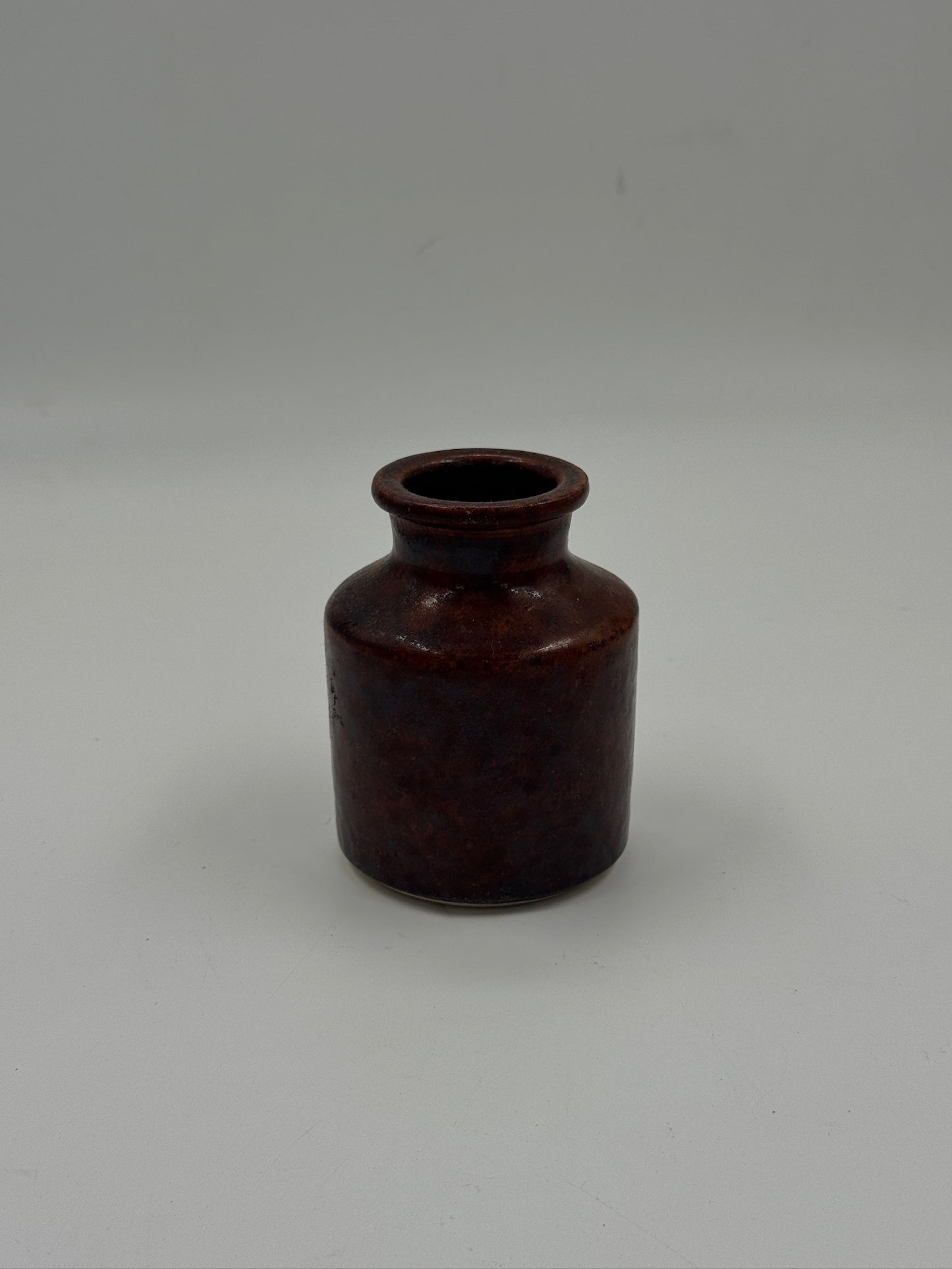 Vintage Stoneware Bottle Vase