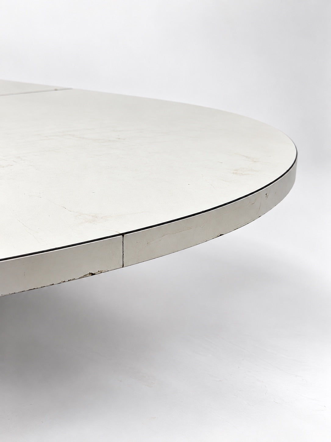 Extendable Oval Dining Table, 1970s