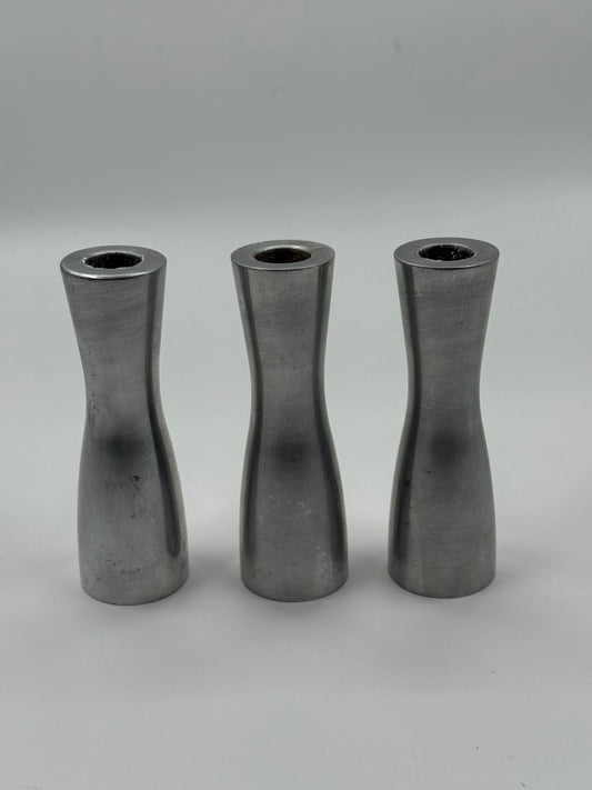 Candle Holders Set of Three Sculptural Silhouettes