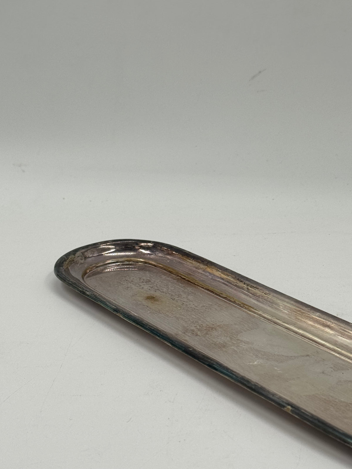 Vintage Silver-Plated Oblong Tray