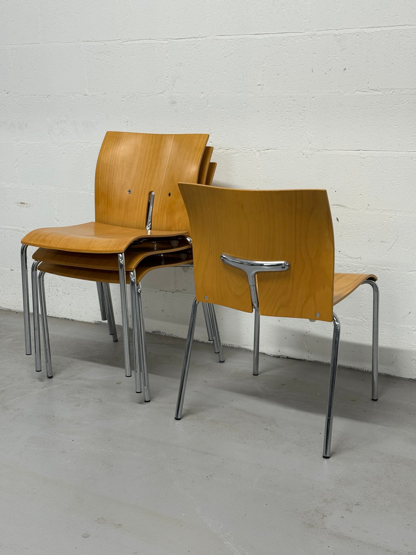 Set of 4 Vintage Bentwood Dining Chairs