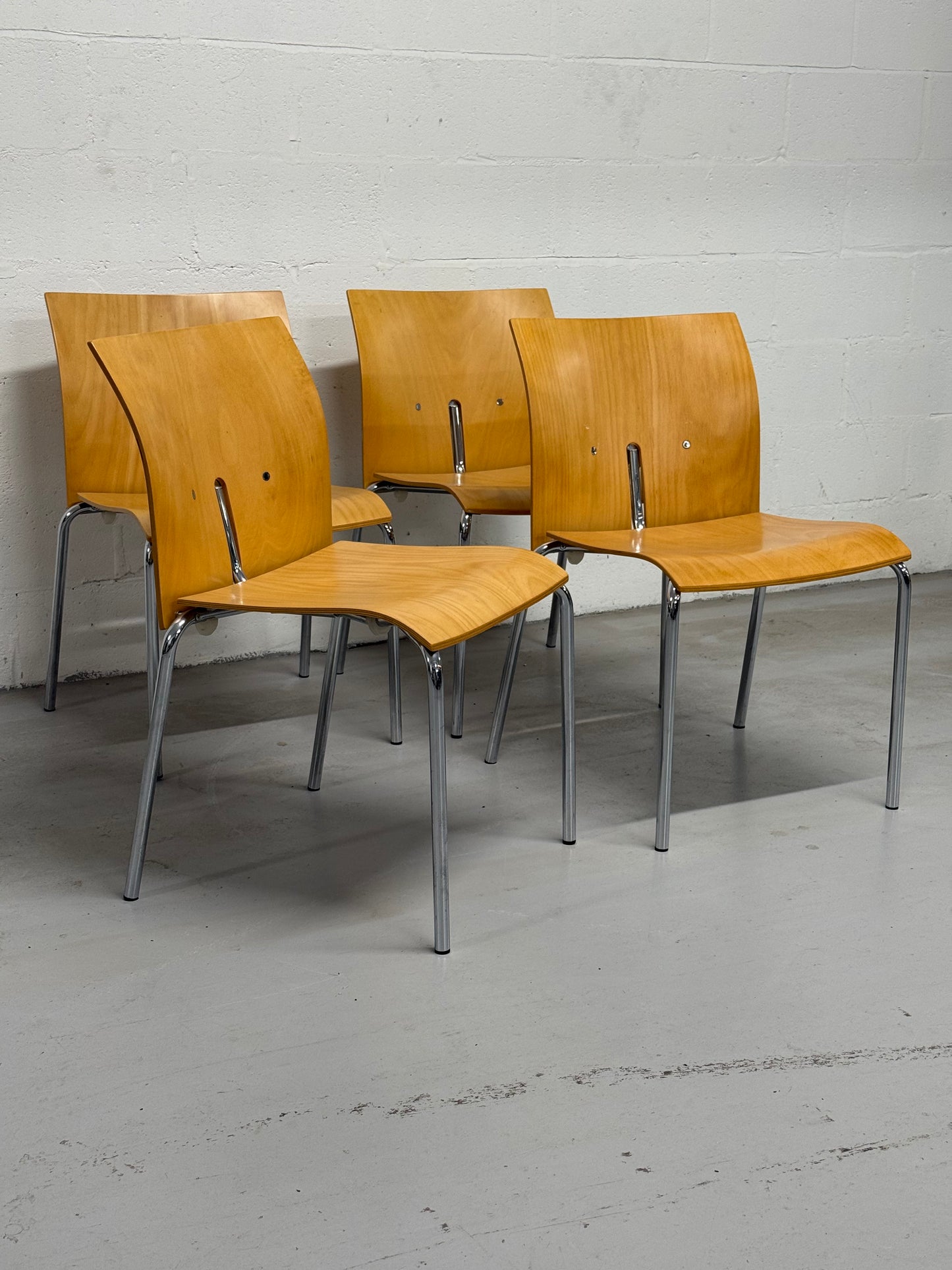 Set of 4 Vintage Bentwood Dining Chairs