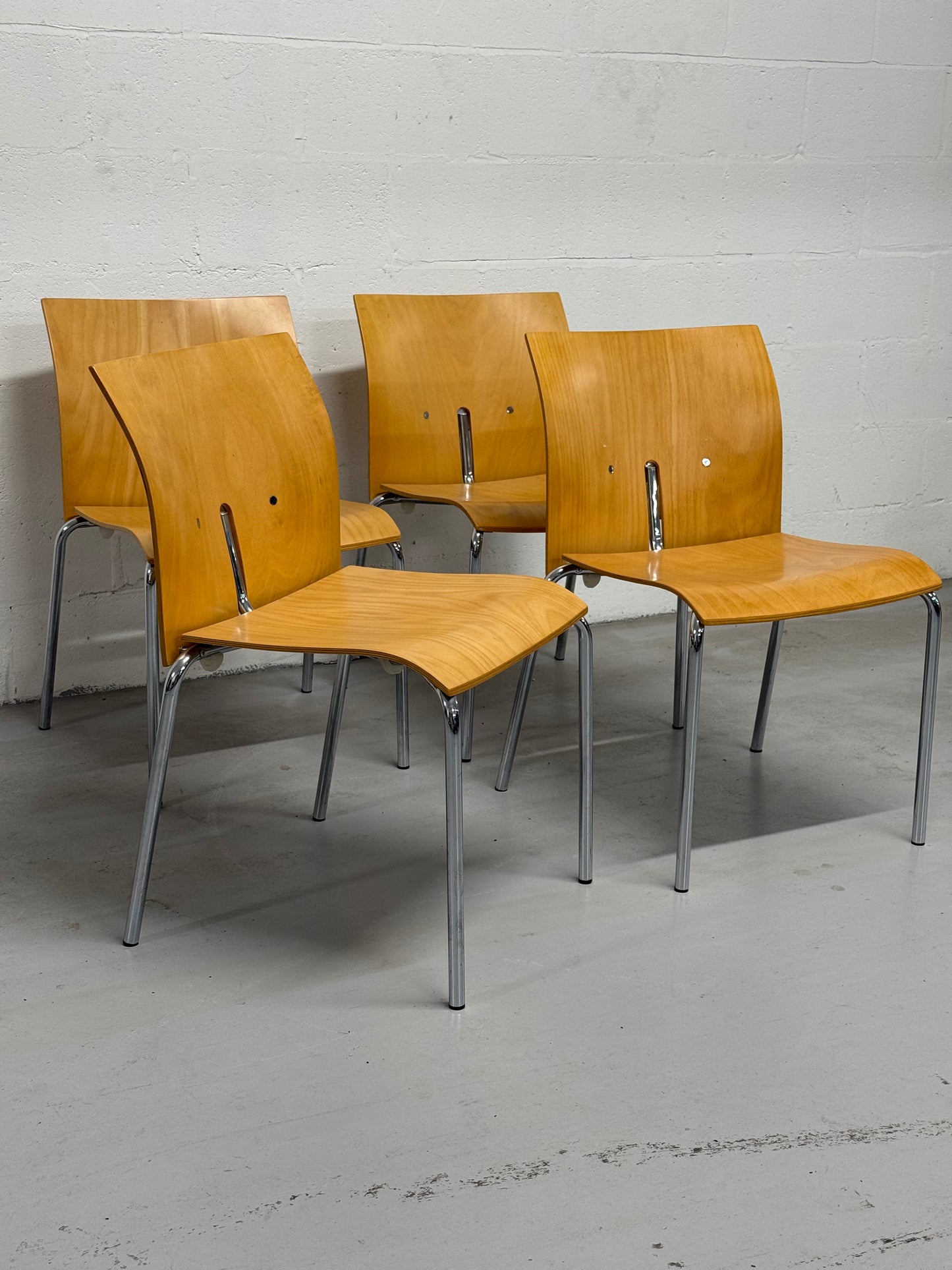 Set of 4 Vintage Bentwood Dining Chairs