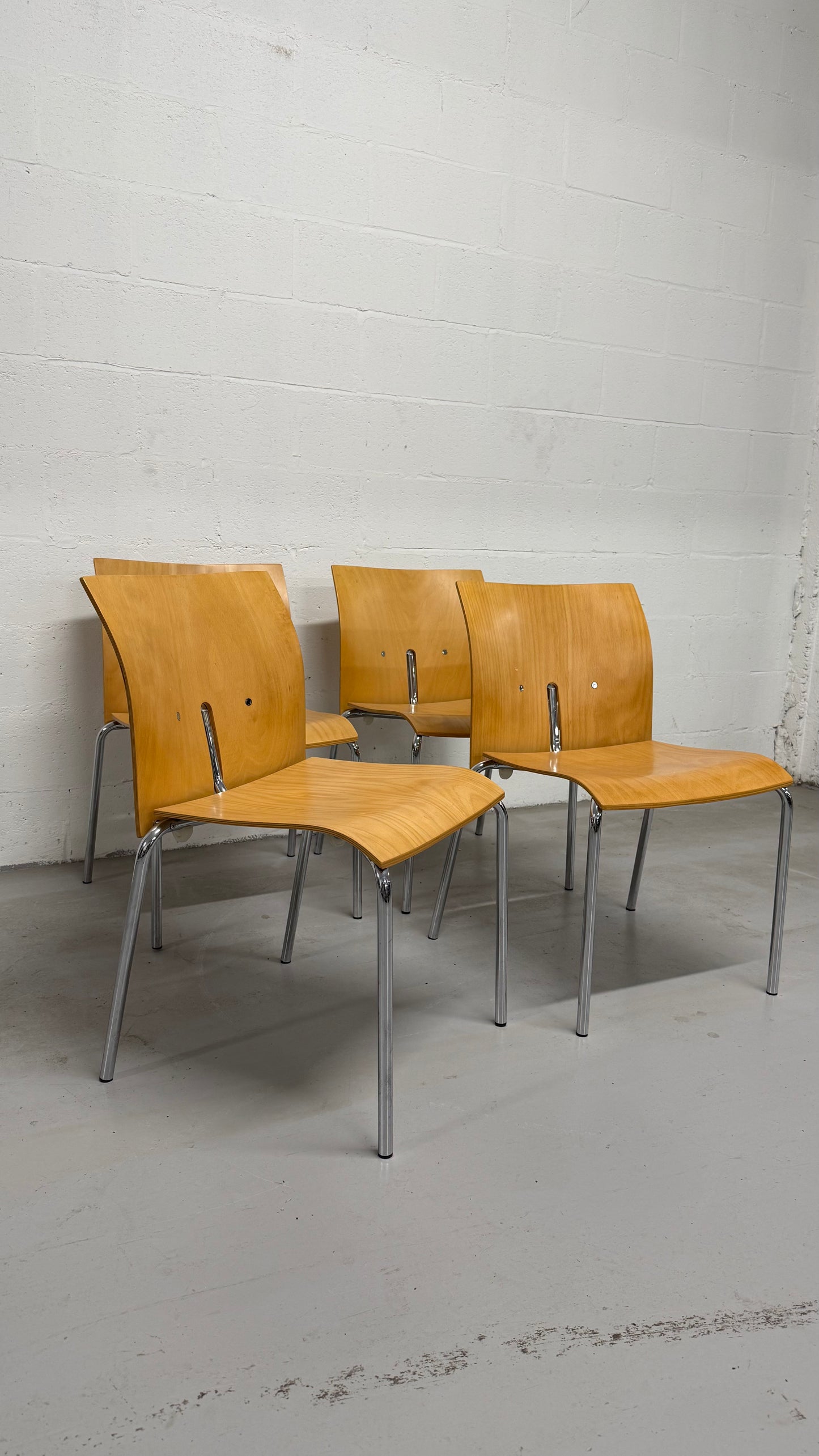 Set of 4 Vintage Bentwood Dining Chairs