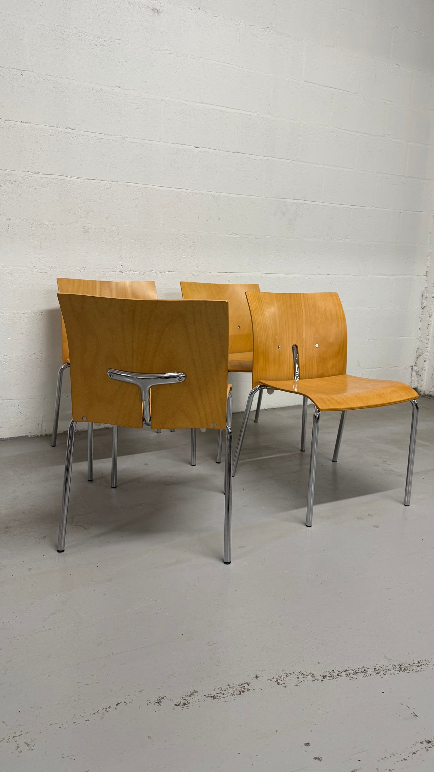 Set of 4 Vintage Bentwood Dining Chairs
