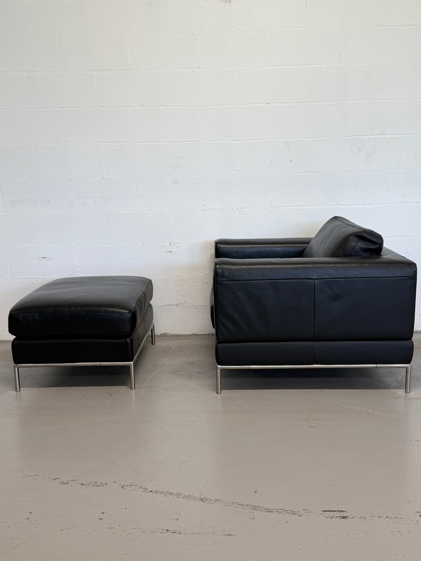 Vintage IKEA Arild Armchair & Ottoman