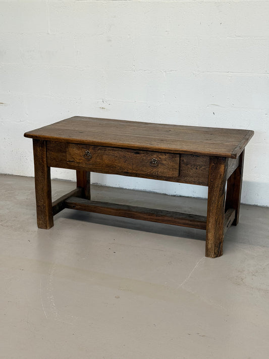 Antique Solid Oak Farmhouse Table