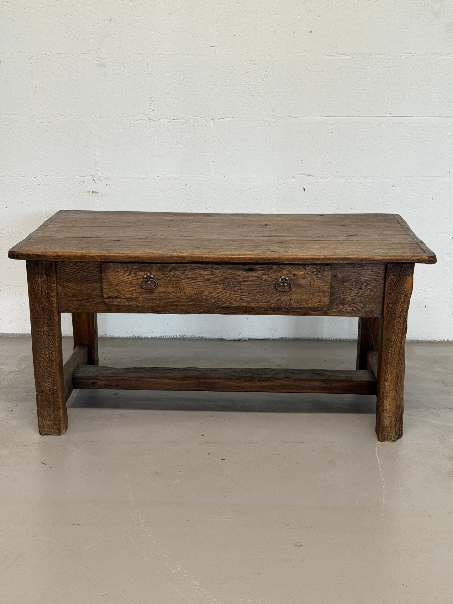 Antique Solid Oak Farmhouse Table