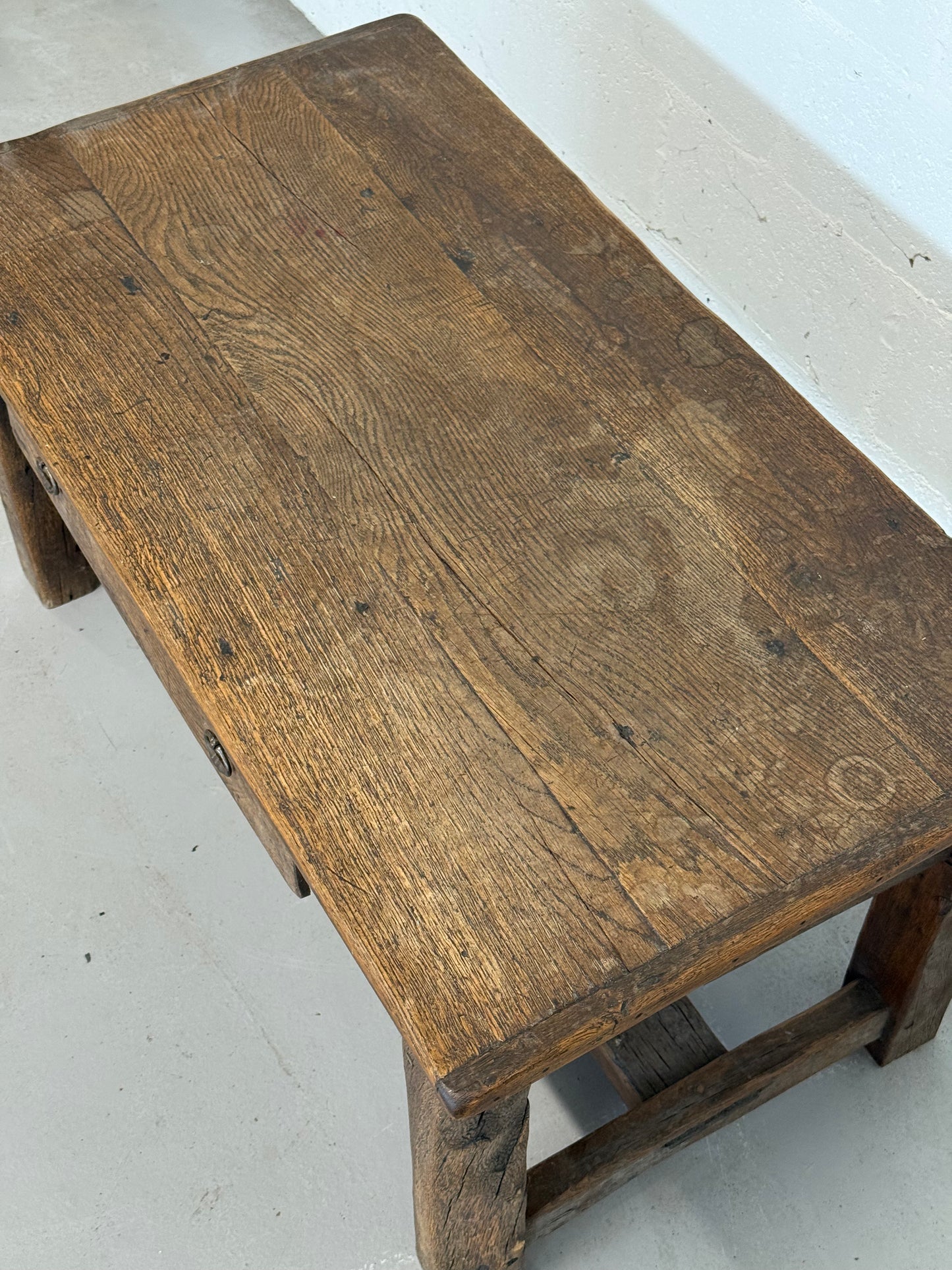 Antique Solid Oak Farmhouse Table