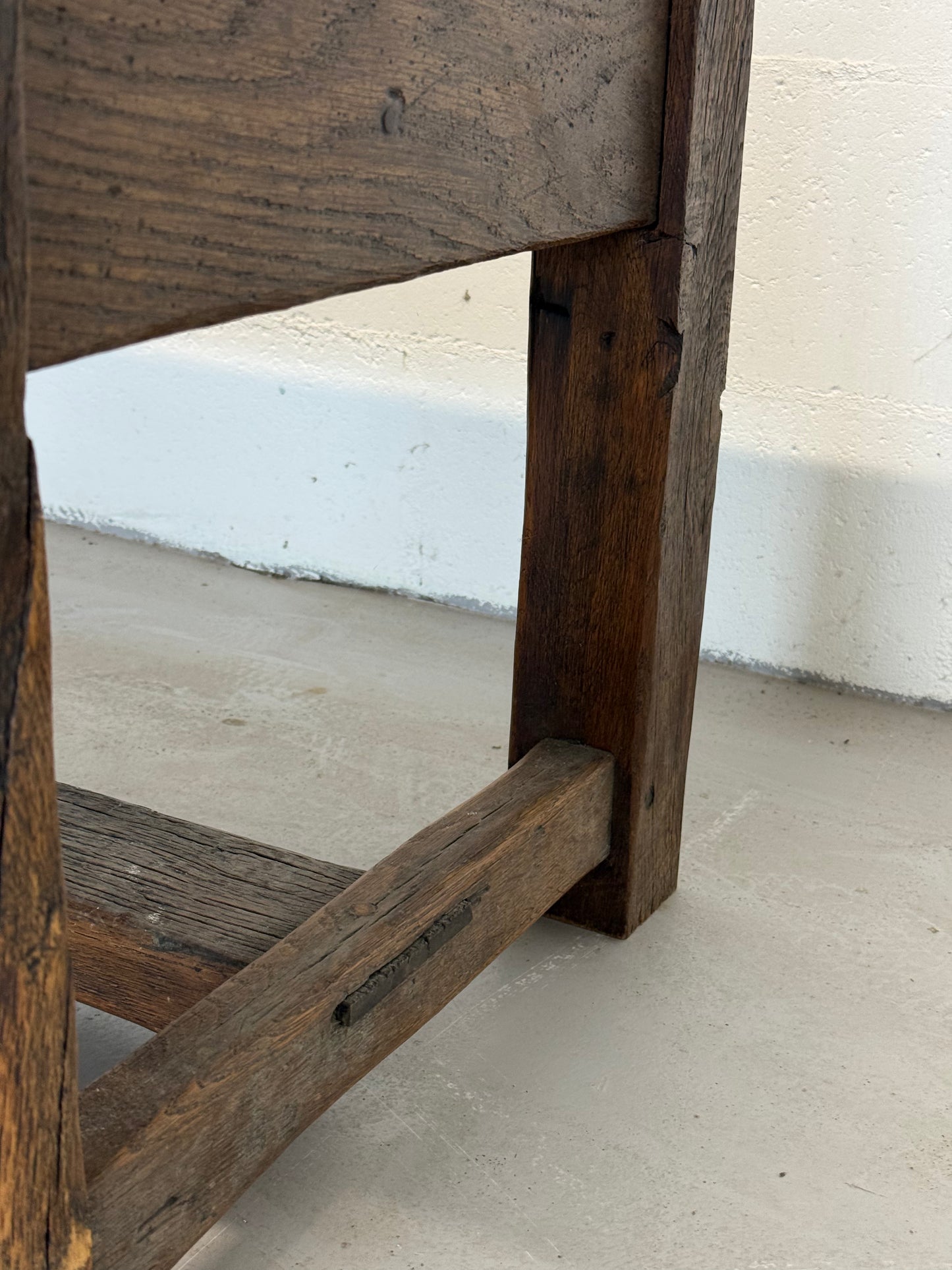 Antique Solid Oak Farmhouse Table