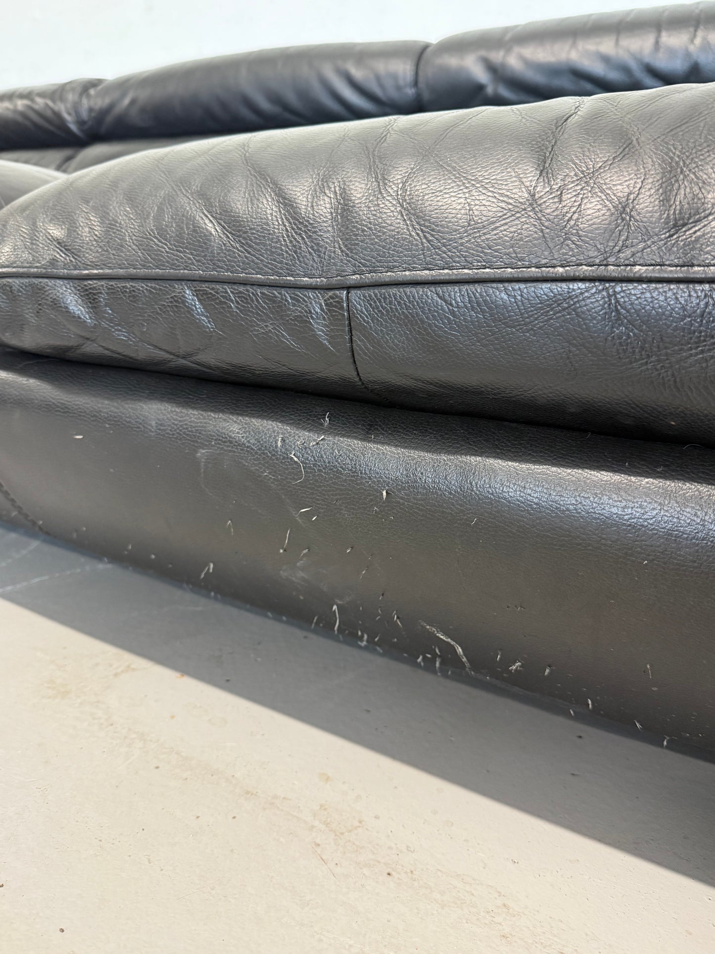 Italian Leather Corner Sofa