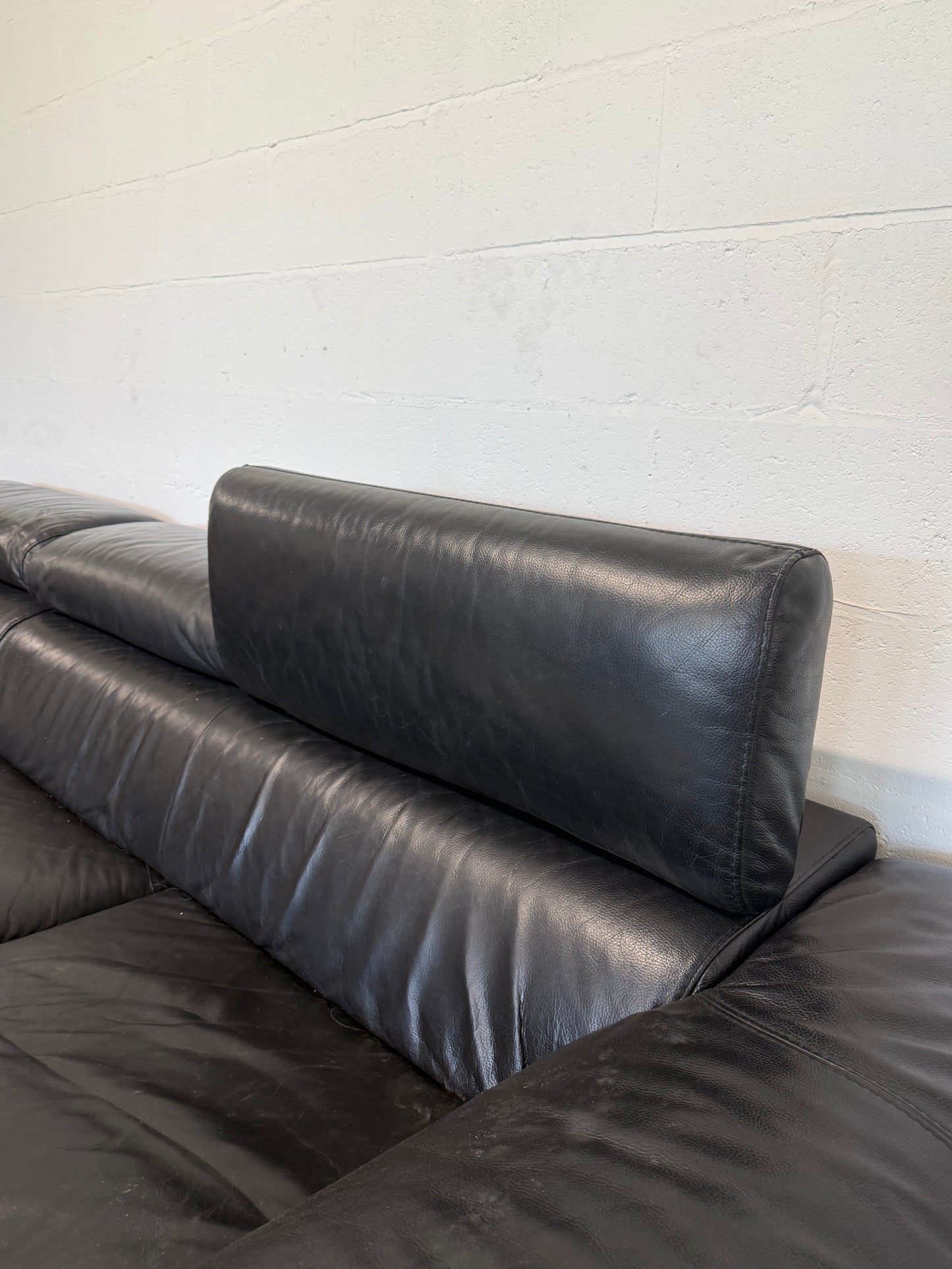 Italian Leather Corner Sofa