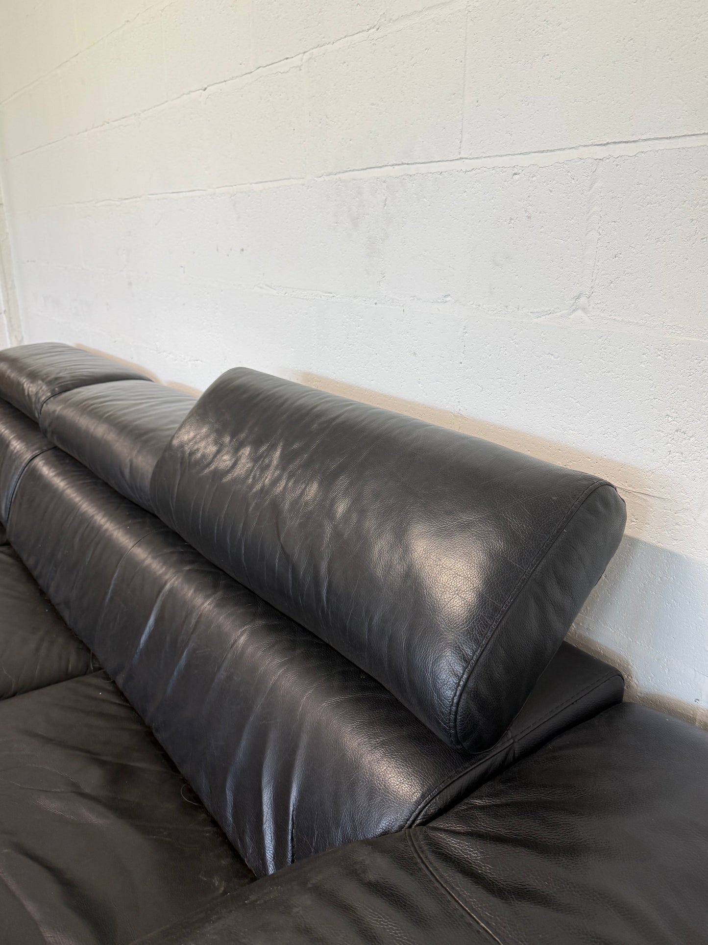 Italian Leather Corner Sofa