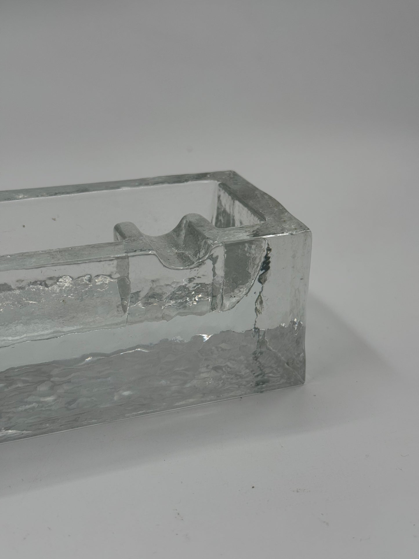 Vintage Sculptural Pressed Glass Centerpiece