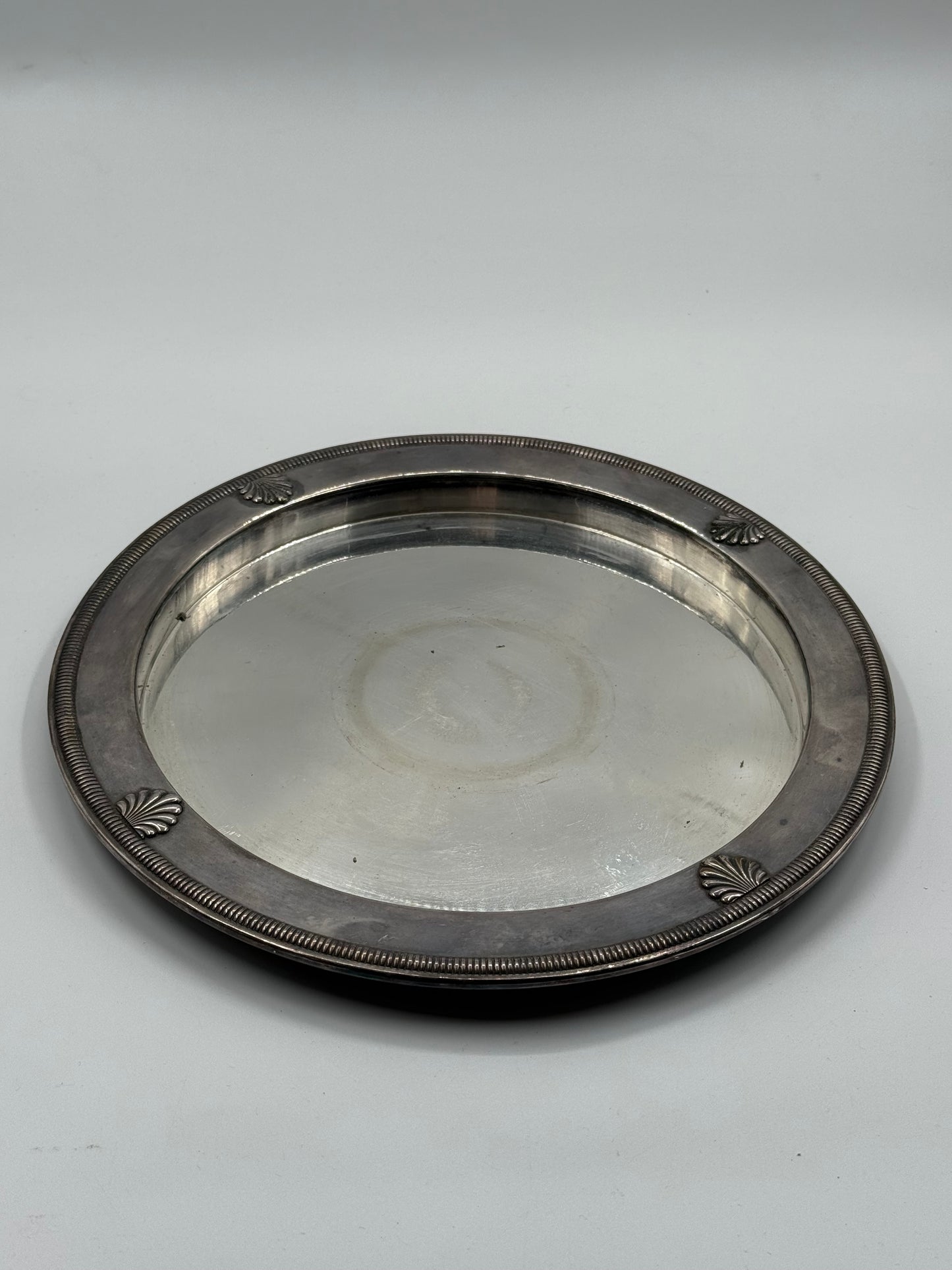 Vintage Argit Modular Silver-Plated Serving Tray with Glass Compartments