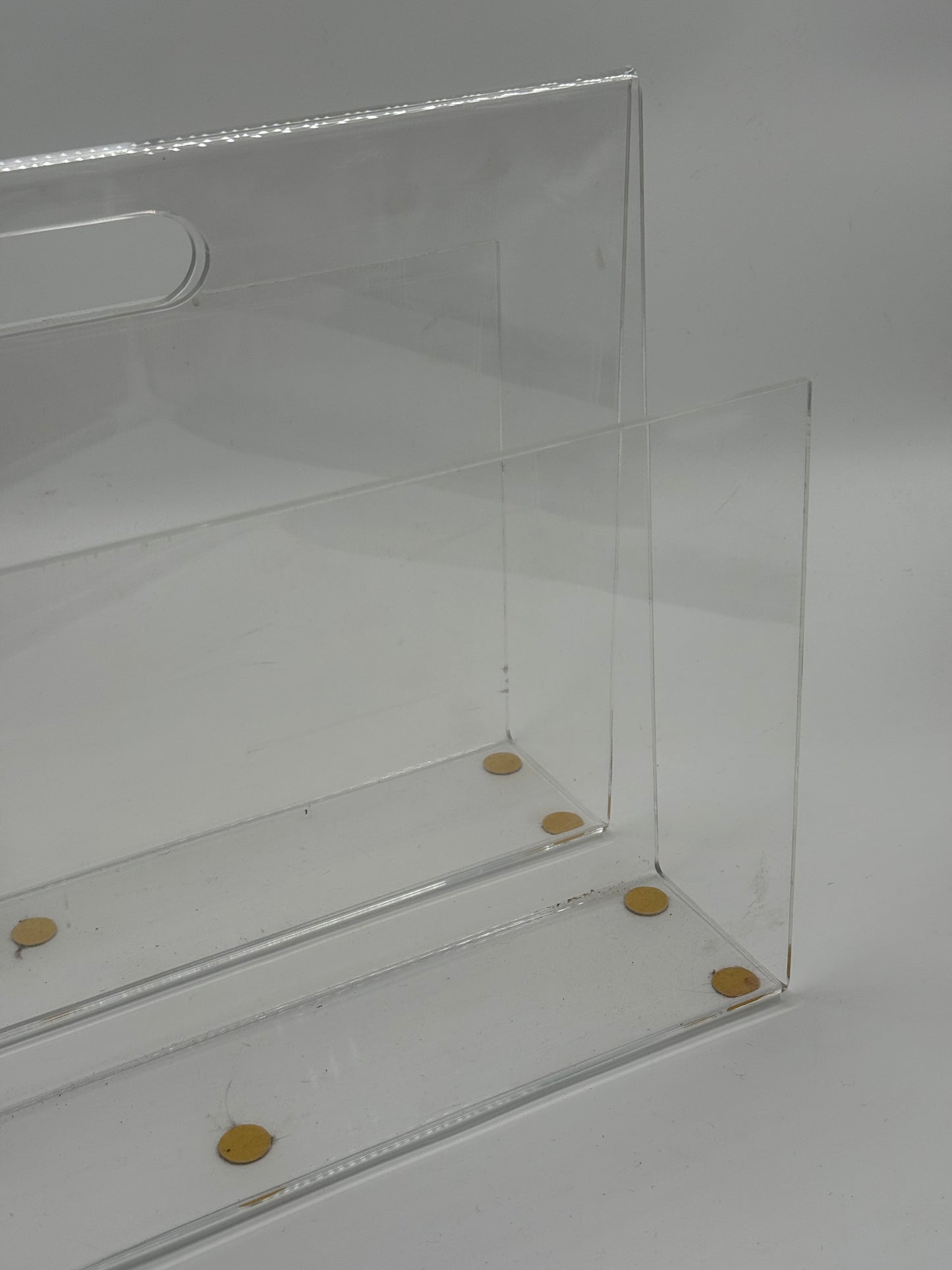 Modernist Acrylic Magazine Rack