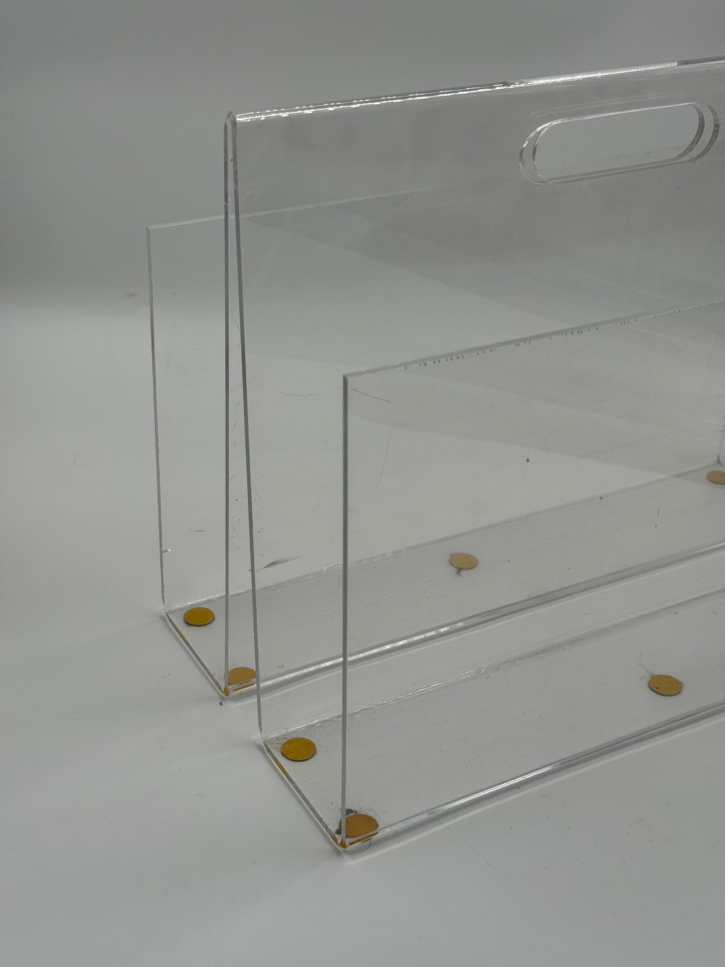 Modernist Acrylic Magazine Rack