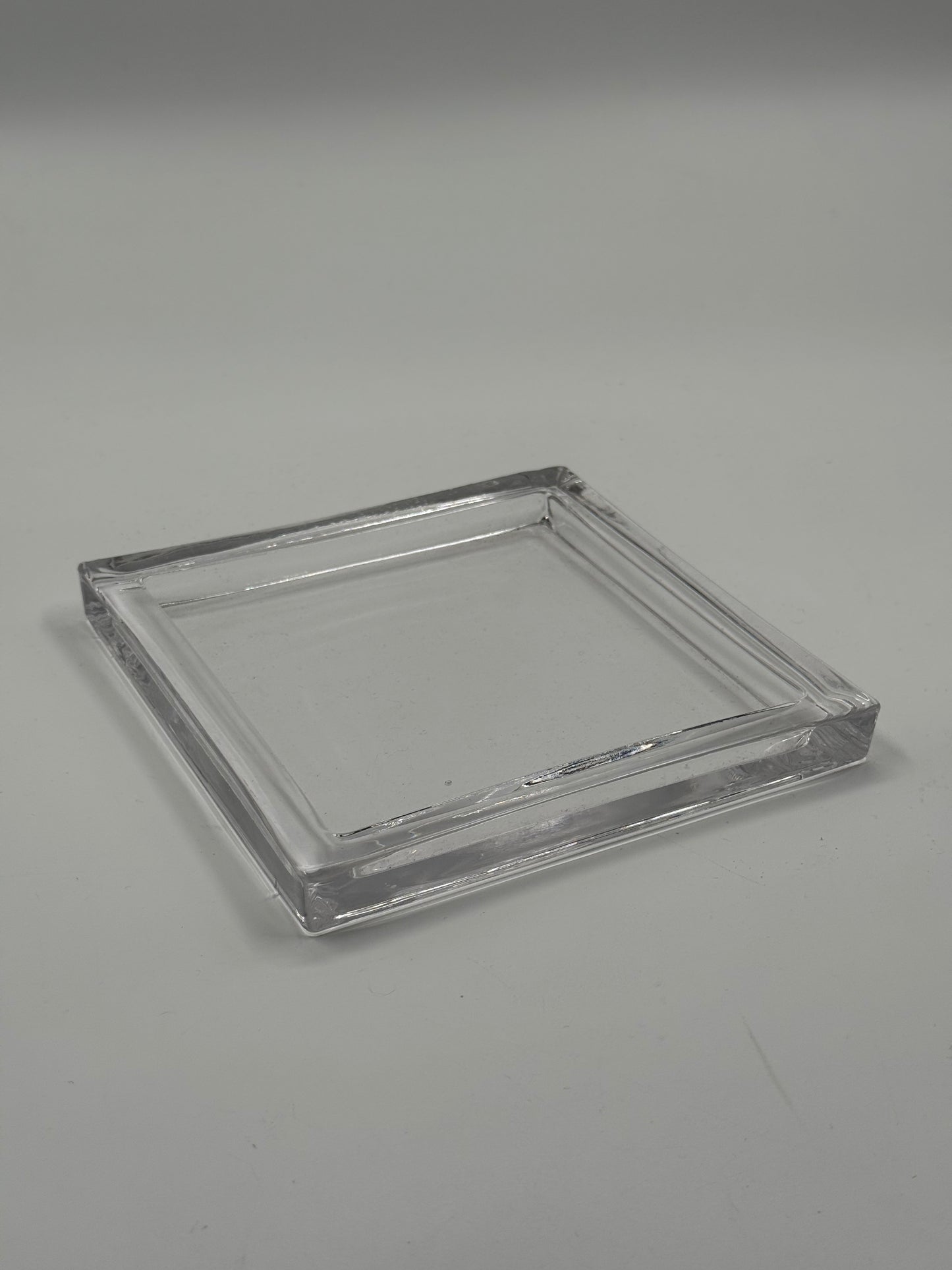 Solid Glass Tray Minimalist Display Piece