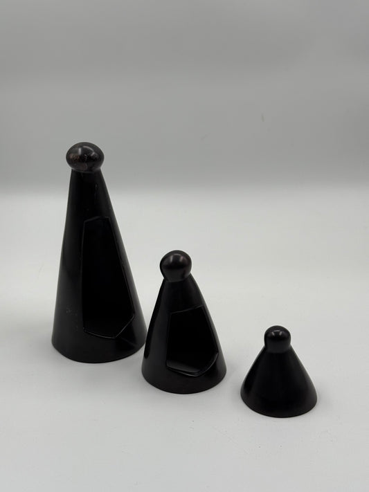 Set of 3 Kenyan Modernist Metal Sculptures