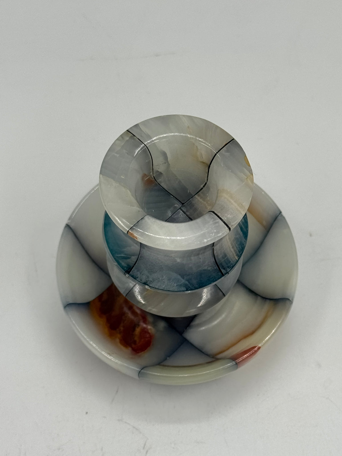 Onyx Mosaic Candle Holder